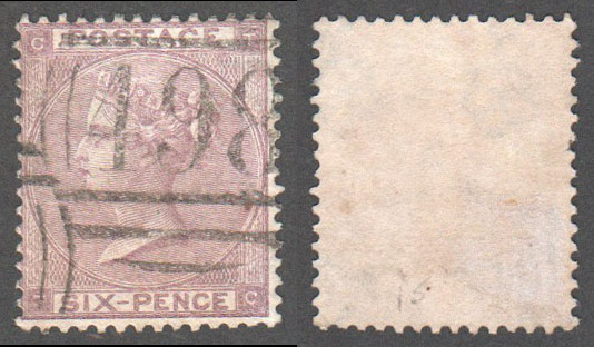 Great Britain Scott 39h Used Plate 3 - TC (P) - Click Image to Close